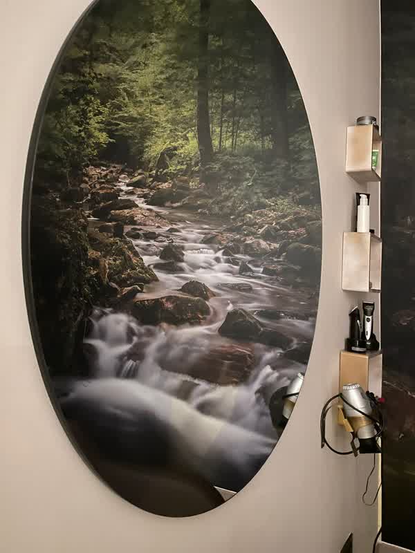 Cuadro decorativo en Sabela Peluquería en Lugo